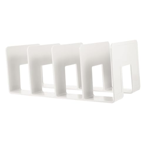 FOYTOKI Acryl Bücherständer Mit Fächern Multifunktionale Dokumentenablage Für Schreibtisch Organizer Für Bücher Zeitschriften Und Andere Für Büro Zuhause Und Schule von FOYTOKI