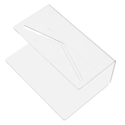 FOYTOKI Acryl Posthalter für Schreibtisch und Arbeitsplatte Transparenter Brief Organizer Rechnungsständer für Zuhause Büro und Schule und Platzsparend Fächer für Dokumente von FOYTOKI