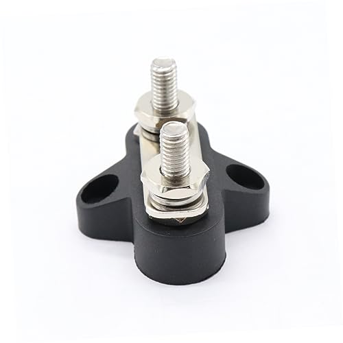 FOYTOKI Dual Terminal Verteilerblock Hochleistungs Klemmen Sammelschiene Schwarz für Auto Boot Wohnmobil mit Glasfaserverstärktem Nylongehäuse FOYTOKI Dual Terminal Verteilerblock Hochleistungs Klemmen Sammelschiene Schwarz für Auto Boot Wohnmobil mit Glasfaserverstärktem Nylongehäuse von FOYTOKI