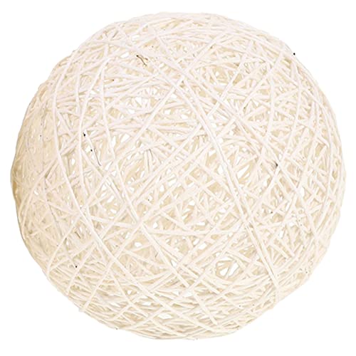 FOYTOKI Gewebter Lampenschirm aus Rattan für Hängelampe und Stehlampe Rustikales Design zu Installieren Leicht und Kompakt für Wohnzimmer und Schlafzimmer von FOYTOKI