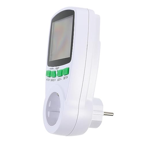 FOYTOKI Intelligenter Eu Stecker mit Strommessung Digitaler Wattmeter für Ac Misst Stromverbrauch Spannung Frequenz Energiekostensenkung FOYTOKI Intelligenter Eu Stecker mit Strommessung Digitaler Wattmeter für Ac Misst Stromverbrauch Spannung Frequenz Energiekostensenkung von FOYTOKI