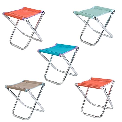 FOYTOKI Klapphocker Leichtgewichtiger Campingstuhl für Outdoor Aktivitäten zum Angeln Reisen und Am Strand Zufällige Tragbar Transportieren von FOYTOKI