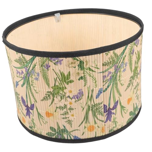 FOYTOKI Lampenschirm Deckenleuchte Handgefertigt Hängelampe Zubehör Raumdekoration Vintage Stil Schlafzimmer Wohnzimmer Pendelleuchte Lampenabdeckung von FOYTOKI