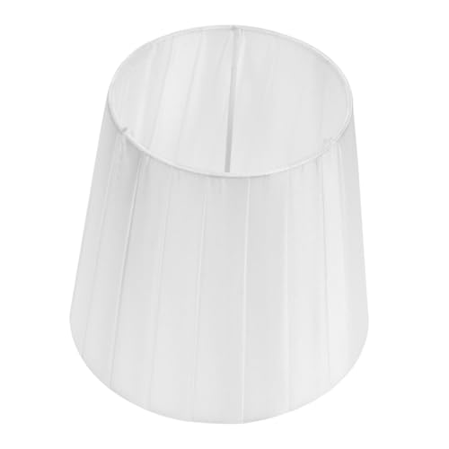 FOYTOKI Lampenschirm aus Stoff Indoor Lampenabdeckung Langlebiger Einfacher DIY Lampenschirm für Steh und Tischleuchten Weiße Leuchtenverkleidung mit Feiner Verarbeitung von FOYTOKI