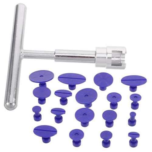 FOYTOKI Manuelles Dent Removal Kit mit T Förmigem Zugheber und Blauen Pull Tabs Vielseitiges Karosserie Dellen Reparaturset für Türdellen Hagelschäden Geeignet für Pkw Lkw Motorräder und FOYTOKI Manuelles Dent Removal Kit mit T Förmigem Zugheber und Blauen Pull Tabs Vielseitiges Karosserie Dellen Reparaturset für Türdellen Hagelschäden Geeignet für Pkw Lkw Motorräder und von FOYTOKI