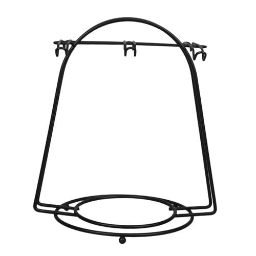 FOYTOKI Metall Tassenhalter mit Stabilem Rundsockel Platzsparendes Design für Untertassen Vielseitiger Kaffeetassenständer für Küche und Teeparty Kompakt und Tragbar von FOYTOKI