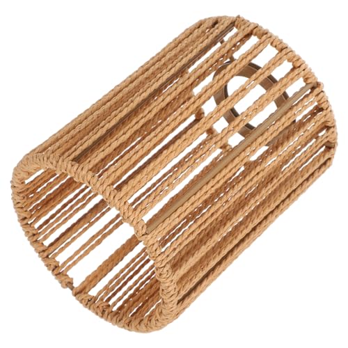 FOYTOKI Paper Rope Lampenschirm Handgefertigt Rustikaler Vintage Pendelleuchtenschirm aus Papierseil Passend für Fassungen Leichter Stabiler Lampenschirm für Wohnzimmer Schlafzimmer Hotel FOYTOKI Paper Rope Lampenschirm Handgefertigt Rustikaler Vintage Pendelleuchtenschirm aus Papierseil Passend für Fassungen Leichter Stabiler Lampenschirm für Wohnzimmer Schlafzimmer Hotel von FOYTOKI