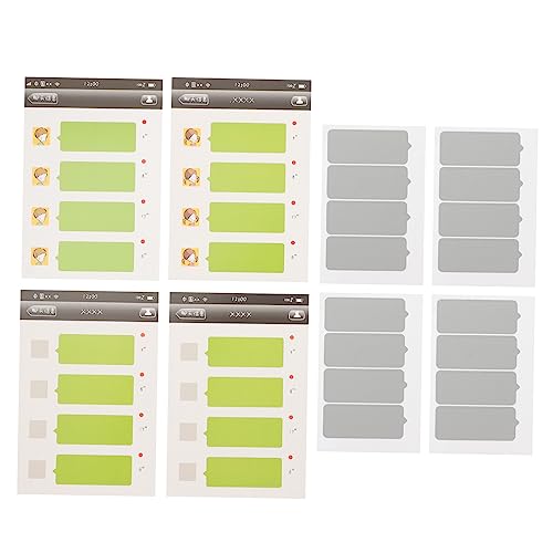 FOYTOKI Personalisierte Scratch Off Aufkleber Silber Kreative DIY Kratznotizen für Geburtstagskarte Hochzeit Shower Interaktive Nachricht Geschenkideen von FOYTOKI