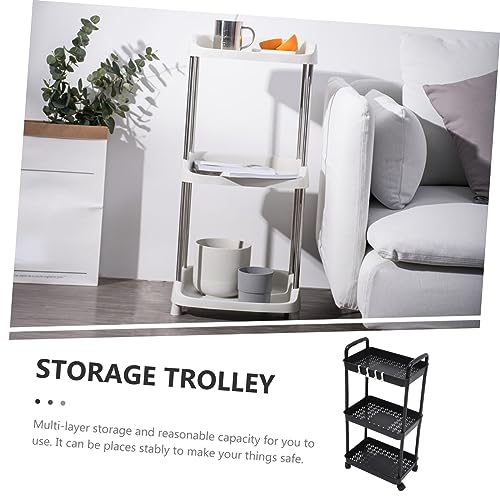 FOYTOKI Rollwagen Aus Pp-Material Für Küche Und Badezimmer Organizer Für Gewürzflaschen Und Toilettenartikel Rollender Lagerwagen Für Verschiedene Orte von FOYTOKI