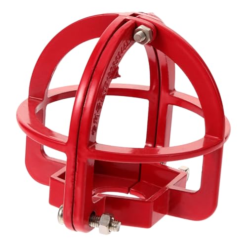 FOYTOKI Sprinklerkopf Schutzabdeckung Rosette Äußere Feuerschutzabdeckung Sprinklerkopf Käfigschutz Feuersprinklerkopf Abdeckung Sprinkler Für Feuersprinkler Metall Rot von FOYTOKI