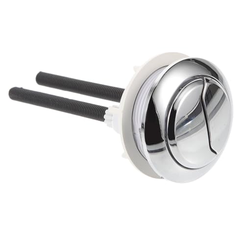 FOYTOKI Toiletten Wassertank Doppelspülknopf Abs Ersatzbutton Rund für Badezimmer Wc Spülsystem Passend Einfache Montage Langlebig Elegant von FOYTOKI