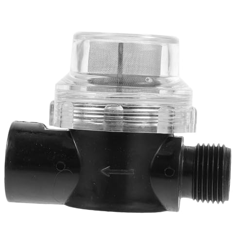 FOYTOKI Wasserfilter mit Mesh Screen Transparente Konstruktion für Sichtbarkeit zur Verunreinigungskontrolle und Verlängerung Pumpenlebensdauer von FOYTOKI