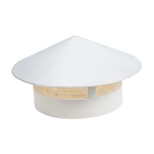 FOYTOKI Wetterfeste PVC Regenhaube für Schornstein Langlebiger Flammhemmender Kaminaufsatz Werkzeuglose Montage Wind und Schneesicher Vielseitiger Schutz für Garten und Zuhause von FOYTOKI