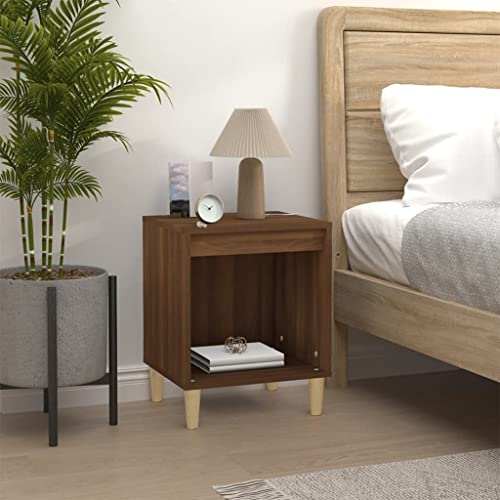 FOZICV Nachttisch Modernem Möbel für Schlafzimmer Beistellschrank Inneneinrichtung Aufbewahrungsschrank Schlichten und Kompakten Design Braun Eichen-Optik 40x35x50 cm FOZICV Nachttisch Modernem Möbel für Schlafzimmer Beistellschrank Inneneinrichtung Aufbewahrungsschrank Schlichten und Kompakten Design Braun Eichen-Optik 40x35x50 cm von FOZICV