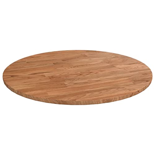 FOZICV Ø 40x1,5 cm Runde Tischplatte Holzplatte Esstischplatte Couchtischplatte Bartisch Platte Massivholzplatte Ersatztischplatte Hellbraun Massives Eichenholz FOZICV Ø 40x1,5 cm Runde Tischplatte Holzplatte Esstischplatte Couchtischplatte Bartisch Platte Massivholzplatte Ersatztischplatte Hellbraun Massives Eichenholz von FOZICV