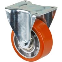 Bs-r Bockrolle, Guss-Polyurethanrad, Aluminiumfelge, Kugellager, Platte Bs-r Bockrolle, Guss-Polyurethanrad, Aluminiumfelge, Kugellager, Platte von FP