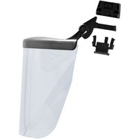 Bildschirmhalter mit Polycarbonat-Sichtschutz mit Visiere, elektrisch, 1,5 mm, 20 cm Länge, für EVO-Helme ohne Badge-Tür von FP