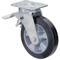 FP - bs-r Schwerlast-Lenkrolle RR120.B80,m Feststeller,Rad Ø200 Elastik-Reifen,450kg von FP
