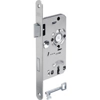 FP - Zimmertür-Einsteckschloss 0215 bb 20/ 55/72/8 mm din links silber abgerundet Klasse 1 Zinkdruckgruss von FP