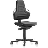 FP - Bimos Arbeitss. Nexxit 2 Griff grau Sitzhöhe 450-600mm Kst. schwarz, m. Rollen von FP