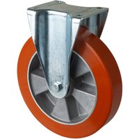 FP - bs-r Schw.last-Bockrolle,Rad ø 250mm,L610.B90,Guss-Polyurethan orange von FP