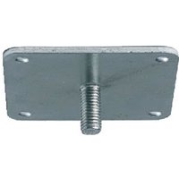 FP - Format Möbelfuß-Befestigungsplatte 80x80mm mit Gewindestift M10 FP - Format Möbelfuß-Befestigungsplatte 80x80mm mit Gewindestift M10 von FP