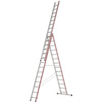 Hymer Mehrzweckleiter 3-teilig 3x14 Sprossen ah 9,84m von FP