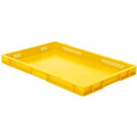 La-ka-pe - Transport-Stapelkasten B600xT400xH50 mm gelb, geschlossen ohne Griffloch La-ka-pe - Transport-Stapelkasten B600xT400xH50 mm gelb, geschlossen ohne Griffloch von LA-KA-PE