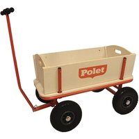 Polet - 750010 Bollerwagen 16,50 kg 4 PU-Reifen / 300 68 l von POLET