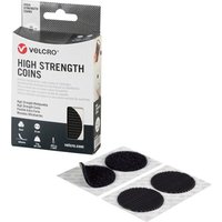 Klettband High Strength Fastener Punkt Durchmesser 45mm, schwarz, 6 Stück - Velcro von Velcro