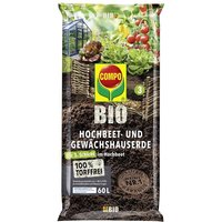 Compo bio Hochbeet- und Gewächshauserde torffrei, 60 Ltr Compo bio Hochbeet- und Gewächshauserde torffrei, 60 Ltr von FP