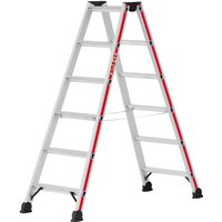 Hymer Stufenstehleiter beids 2x6 Stufen ah 2,38m Hymer Stufenstehleiter beids 2x6 Stufen ah 2,38m von FP
