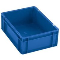 LA-KA-PE Transport-Stapelkasten B400xT300xH50 mm blau, geschlossen ohne Griffloch von LA-KA-PE