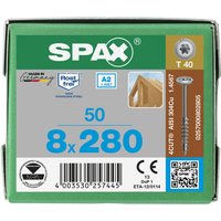 FP - Spax wirox Tellerkopf 8 x 280 t-star plus T30 tg 4 Cut 50 Stk FP - Spax wirox Tellerkopf 8 x 280 t-star plus T30 tg 4 Cut 50 Stk von FP