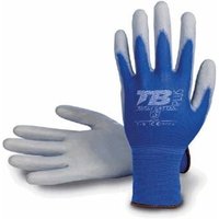 Blauer Polyurethan-Handschuh für Lebensmittel, Größe 10, 500 Stück von FPLUS