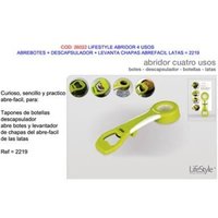 4-in-1-Multifunktionsöffner mit Entdeckeler und Blattheber 2219 von FPLUS