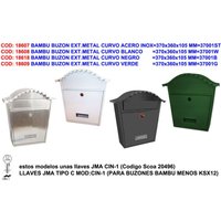 Fplus - Gebogener Metallbriefkasten aus Edelstahl 370 x 360 x 105 mm 37001ST Fplus - Gebogener Metallbriefkasten aus Edelstahl 370 x 360 x 105 mm 37001ST von FPLUS