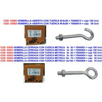 Fplus - Geschlossene Cancamo-Buchse mit metrischer Mutter 8x60 70000604 von FPLUS