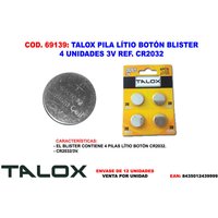 Fplus - Lithium-Knopfbatterien CR2032 Blister 4 Einheiten 3V talox Fplus - Lithium-Knopfbatterien CR2032 Blister 4 Einheiten 3V talox von FPLUS