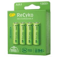 Fplus - gp Recyko aa 1300 mAh wiederaufladbare Batterien 4 Einheiten Fplus - gp Recyko aa 1300 mAh wiederaufladbare Batterien 4 Einheiten von FPLUS