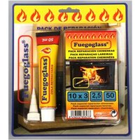 FuegoGlass Pack Glasfaserband 10 x 3 mm x 2,5 m + Kleber 50 ml B0251 von FPLUS