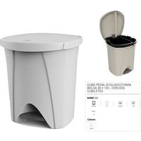 Nature Treteimer 30L+18L weiß 6448C-BLA von FPLUS