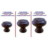 Nussbaum-buchenfarbener Holzknopf 30 mm T622 von FPLUS