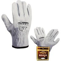 Sifer Grain Rindslederhandschuh 1st Grey Rivete T-7 Babieca Sifer Grain Rindslederhandschuh 1st Grey Rivete T-7 Babieca von FPLUS