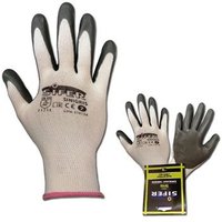 Fplus - Sifer Nitril Grauer doppellagiger Nylonhandschuh T-XL10 Sinigrisiris von FPLUS