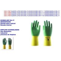Fplus - Sulfatar Nitril-Latex-Chemikalienhandschuh Ecobic Grey T-8BL-17 3L von FPLUS
