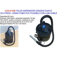 Talox 20L 1200W Aschesauger mit flexiblem Schlauch und 4,5 m Kabel VC2014 Talox 20L 1200W Aschesauger mit flexiblem Schlauch und 4,5 m Kabel VC2014 von FPLUS