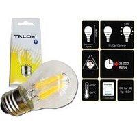 Talox LED-Kugelfadenlampe G45 E27 6W 3000K 400 Lumen von FPLUS