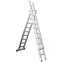 Fplus - Treppe mit 3 Abschnitten 3x8 Stufen und Querstange 3x2,3 m EN131 Fplus - Treppe mit 3 Abschnitten 3x8 Stufen und Querstange 3x2,3 m EN131 von FPLUS