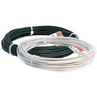 Weiß ummantelter Draht 15 m x 3 mm auf der Rolle von FPLUS